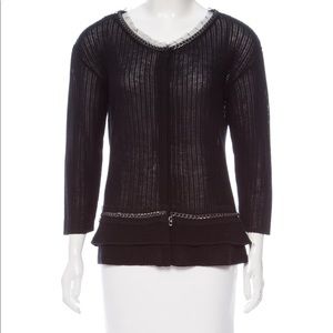 Philosophy di Alberta Ferretti black sweater, Sz 2